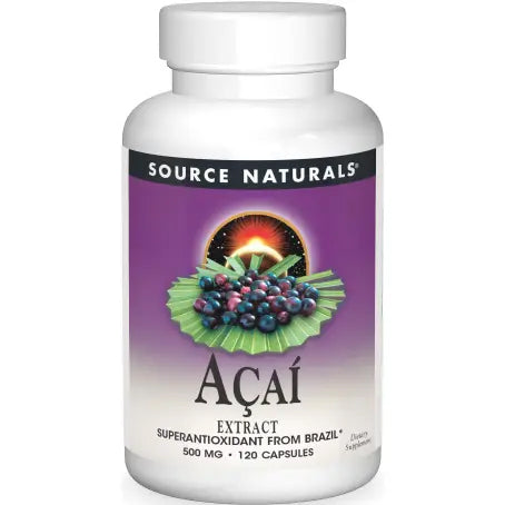 Source Naturals Acai Extract 500 mg 120 Capsules