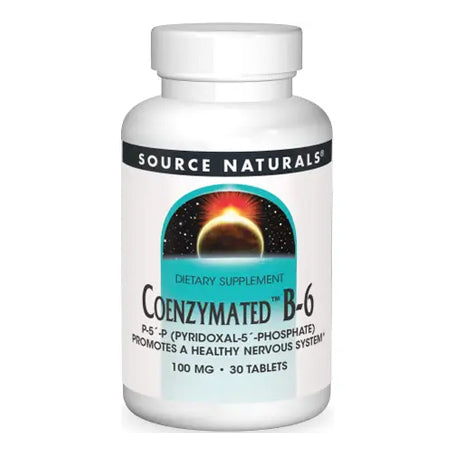 Source Naturals B6 Coenzymated 100 mg 30 Tablets