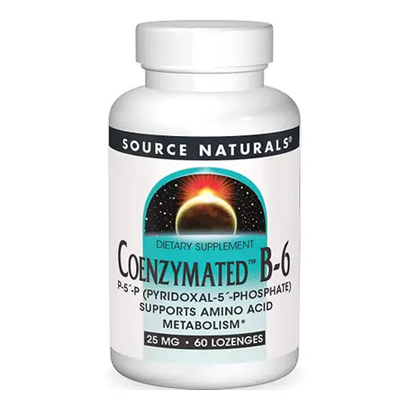 Source Naturals B6 Coenzymated 25 mg 60 Lozenges