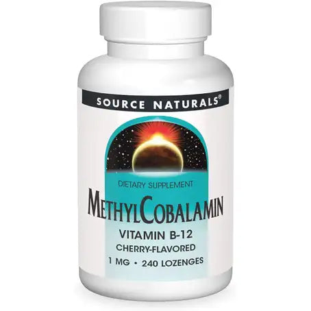 Source Naturals MethylCobalamin 1 mg 240 Cherry Lozenges