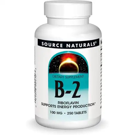 Source Naturals Vitamin B2 100 mg 250 Tablets