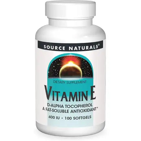 Source Naturals Vitamin E D-Alpha Tocopherol 400 IU 100 Softgel