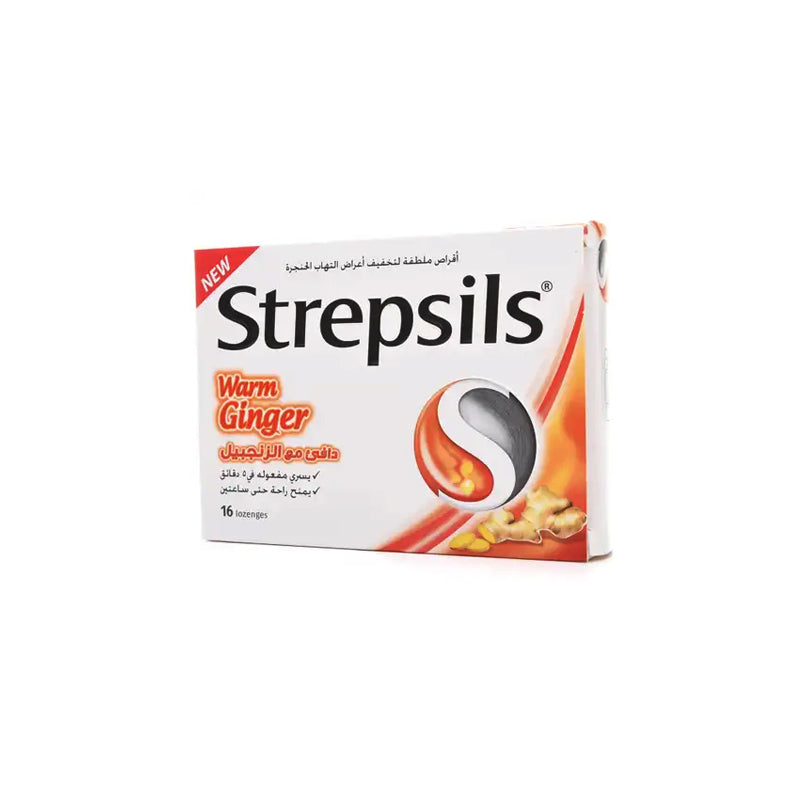 Strepsils Warm Ginger 16 Lozenges