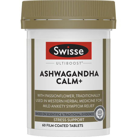 Swisse Calm + De-Stress Ashwagandha 3 g 60 Tablets