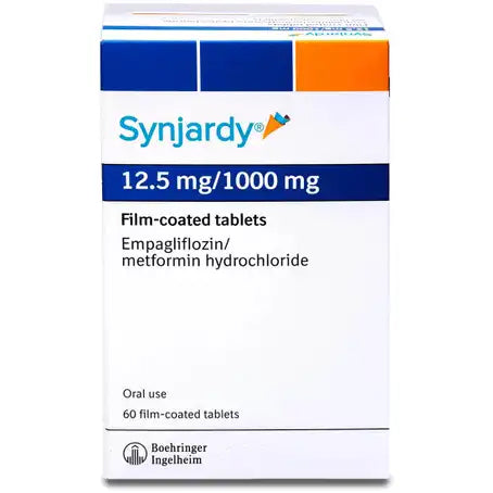 Synjardy 12.5/1000 Mg 60 Tablets