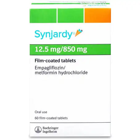 Synjardy 12.5/850 Mg Tablets 60 Pcs