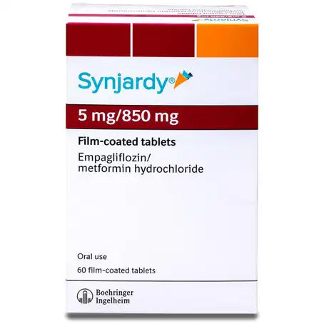 Synjardy 5/850 mg Tablets 60 Pcs