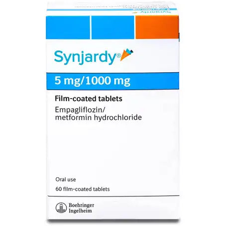 Synjardy 5 by 1000 Mg 60 Tablets