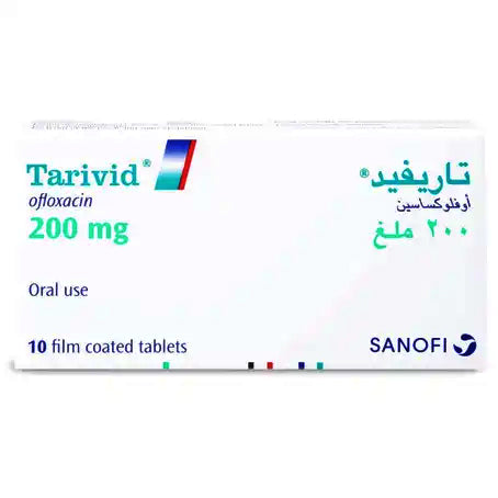 Tarivid 200 mg Tablet 10 Pcs