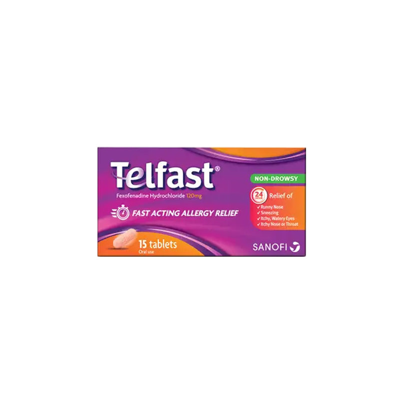 Telfast 120 mg Tablet 15 Pcs