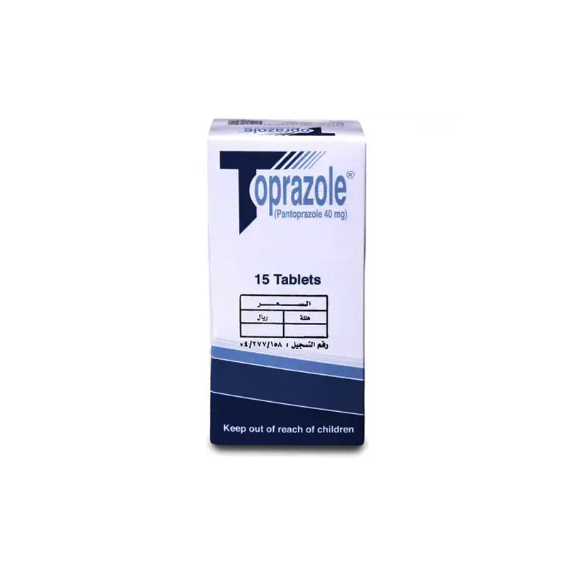 Toprazole 40 mg Tablet 15 Pcs