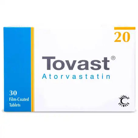 Tovast 20 mg Tablet 30 Pcs