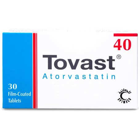 Tovast 40 mg Tablet