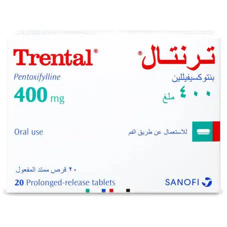 Trental 400 mg Tablet 20 Pcs