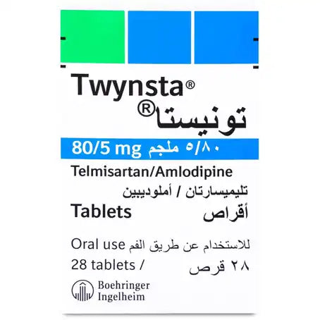 Twynsta 80 by 5mg 28 Capsules