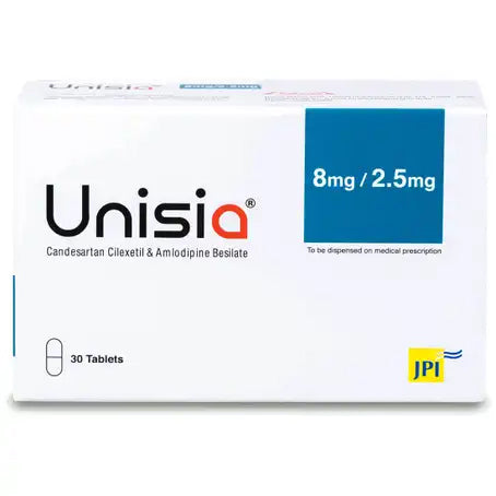 Unisia 8 by2.5 mg 30 Tablet