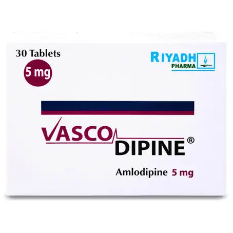 Vascodipine 5 mg Tablet 30 Pcs