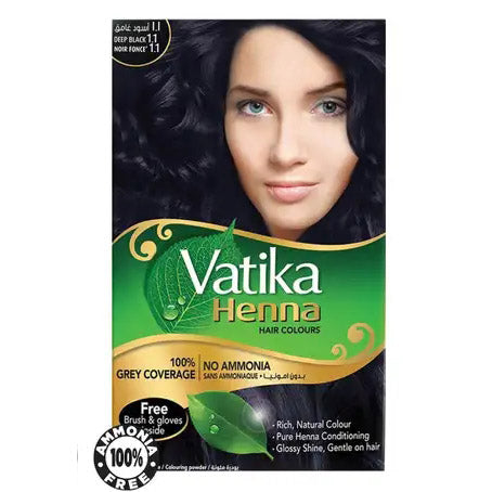 Dabur Vatika Henna Deep Black 6x10gm Sachet