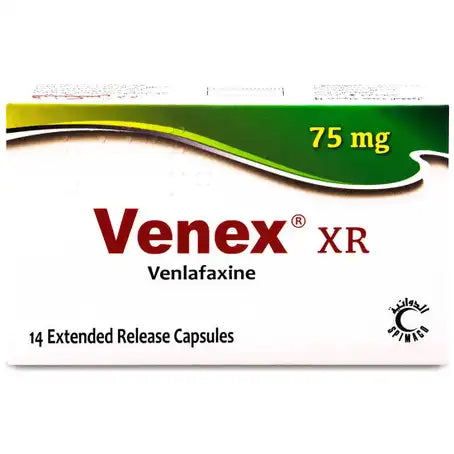 Venex XR 75 mg 14 Capsules