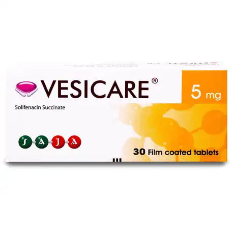 Vesicare 5 mg Tablet 30 Pcs