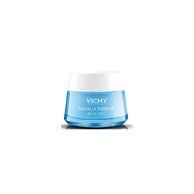 Vichy Aqualia Thermal Rich Face Cream Moisturizer for Dry Skin with Hyaluronic Acid (50ml)