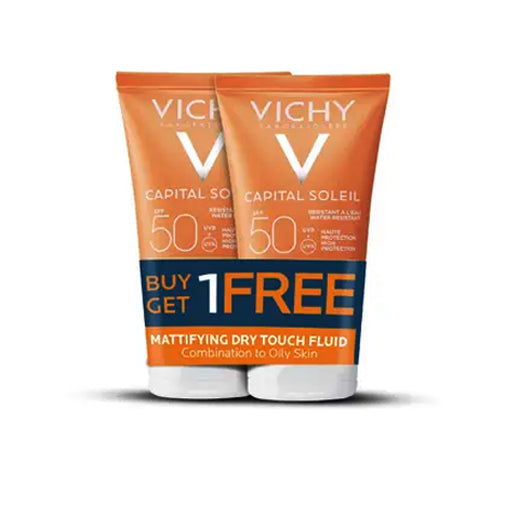 Vichy Capital Soleil Sun Block Cream SPF 50 - 50ml (Kit 1+1)