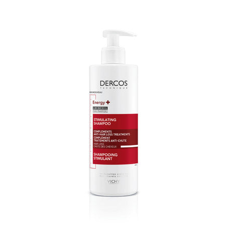 Vichy Dercos Energy+ Stimulating Anti-Hair Loss Shampoo with Aminexil - 390ml