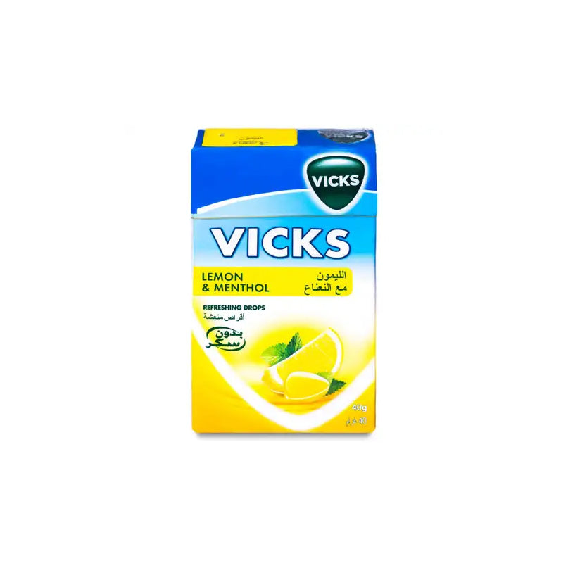 Vicks Lozenge 40 gm Lemon And Menthol-Sugar-Free