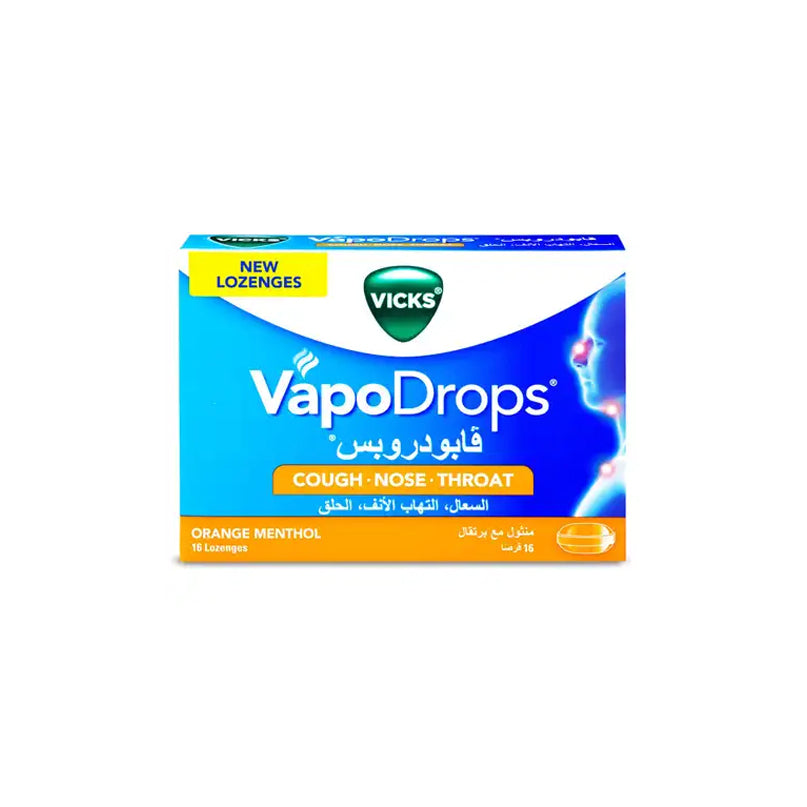 Vicks Vapodrops Orange 16 Pcs