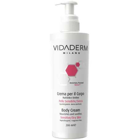 Vidaderm Body Cream for Dry Skin & Eczema Skin 200ml