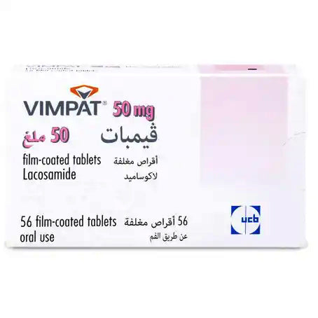 Vimpat 50 mg Tablets - 56 Tablets