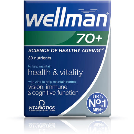 Vitabiotics Wellman 70+ - 30 Tablets