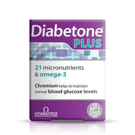 Vitabiotics Diabetone Plus Omega 3, 28 Caps + 28 Tablets