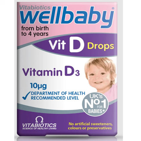 Vitabiotics, Wellbaby Vitamin D Drops, 30 Ml