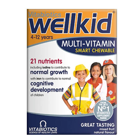 Vitabiotics, Wellkid Multivitamin, 30 Chewable Tablets