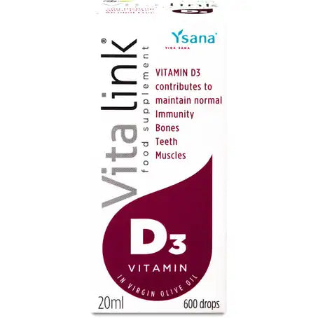 Vitalink Vitamin D3 20 ml Drops