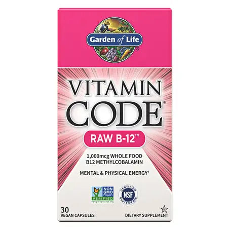 Vitamin Code Raw B-12 1200 Mcg 30 Capsules