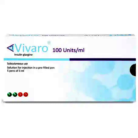 Vivaro 100 u by ml 5 Pre-Filled Pen 3 ml (Refrigerator)