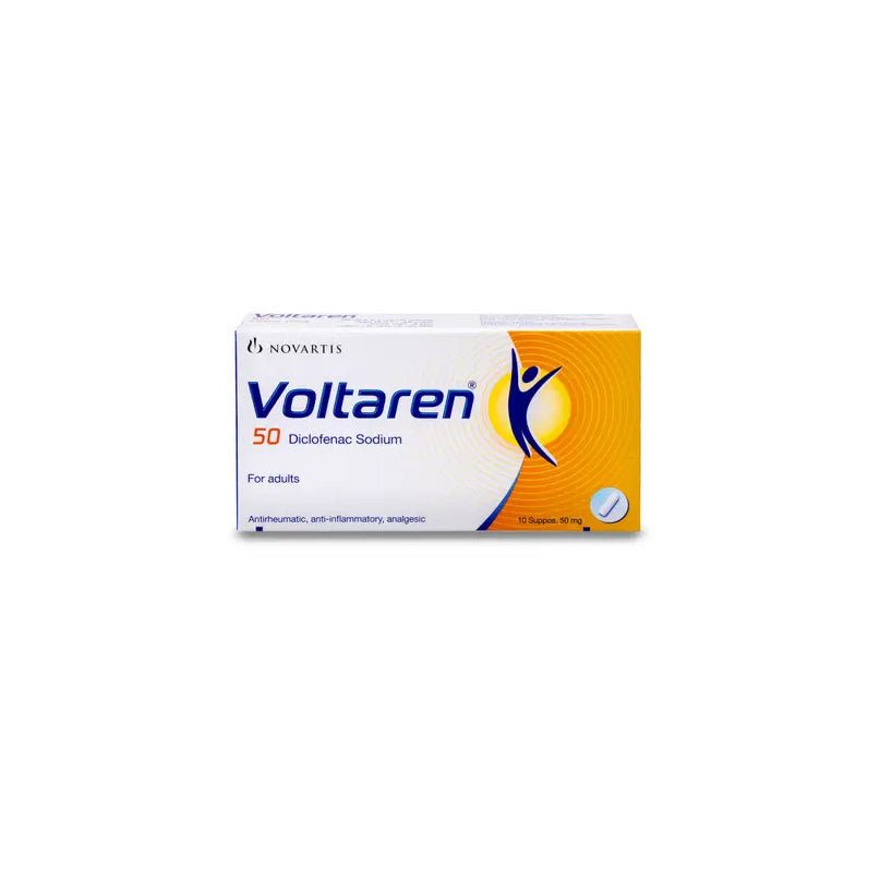 Voltaren 50 mg Suppository 10 Pcs