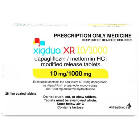 Xigduo XR 10 by 1000 mg 28 Tablet