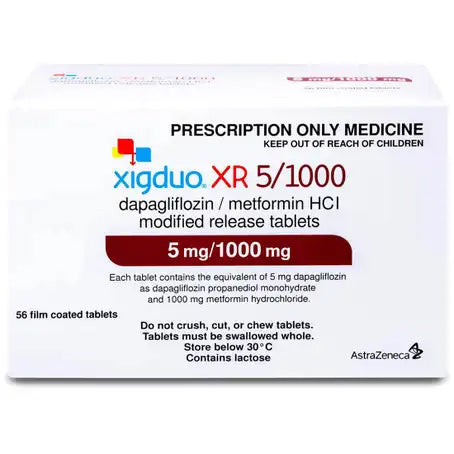 Xigduo XR 5/1000 mg 56 tablets