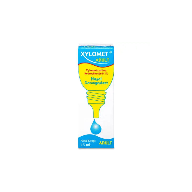 Xylomet 0.1% Nasal Drop 15 ml Adult