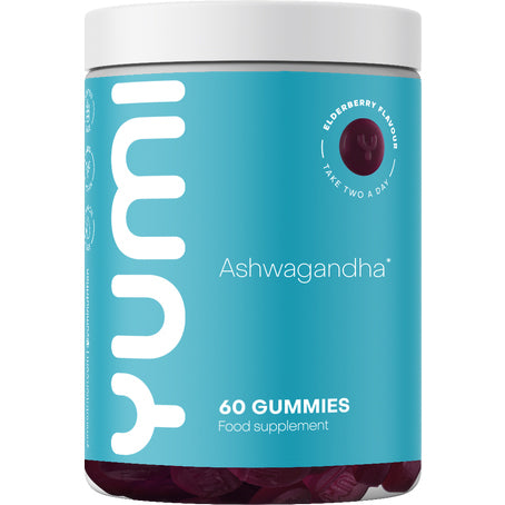 Yumi Nutrition Ashwagandha 600 mg 60 Elderberry Gummies