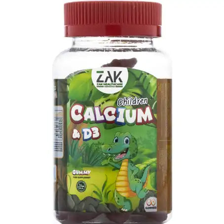 ZAK Children Calcium & Vitamin D3 60 Gummies