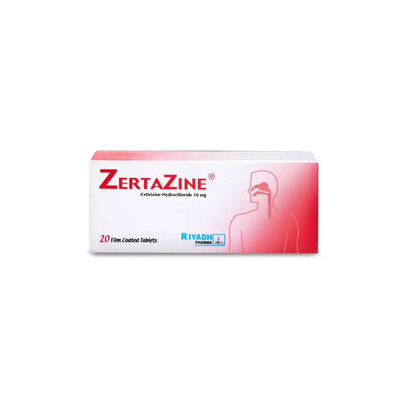 Zertazine 10 mg Tablet 20 Pcs