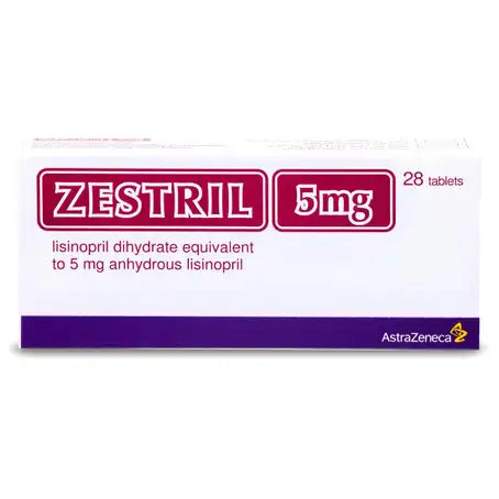 Zestril 5 mg Tablet 28 Pcs