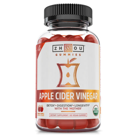 Zhou Apple Cider Vinegar 500 mg - 60 Gummies