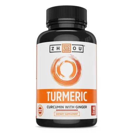 Zhou Turmeric Curcumin With Ginger 90 Capsules