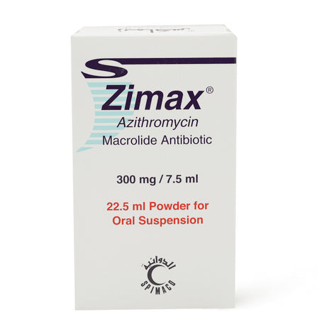 Zimax 300 mg Powder (Azithromycin) 22.5 ml