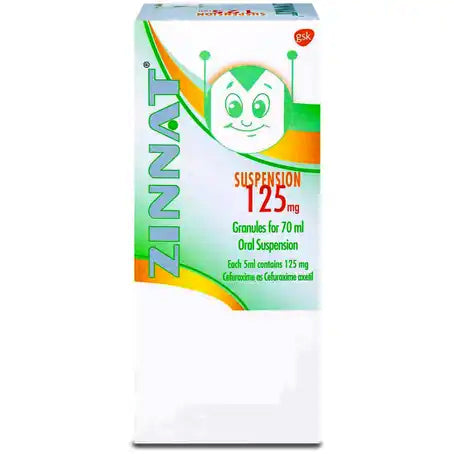 Zinnat 125 mg Suspension 70 ml